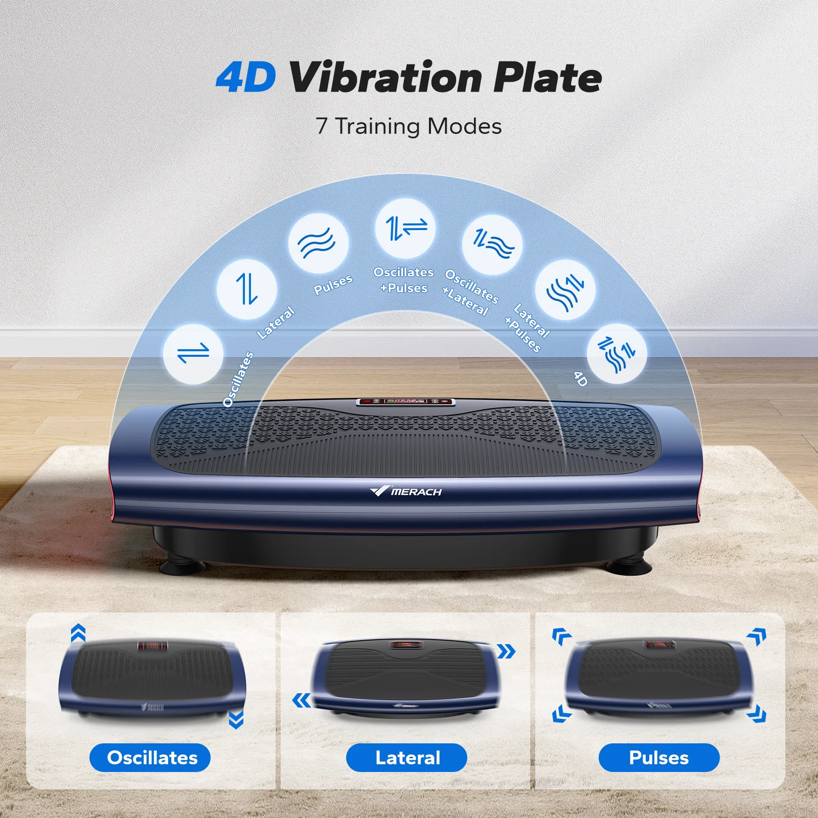 CV61 Curved 4D Vibration Plate for Muscle Activation - Image 12