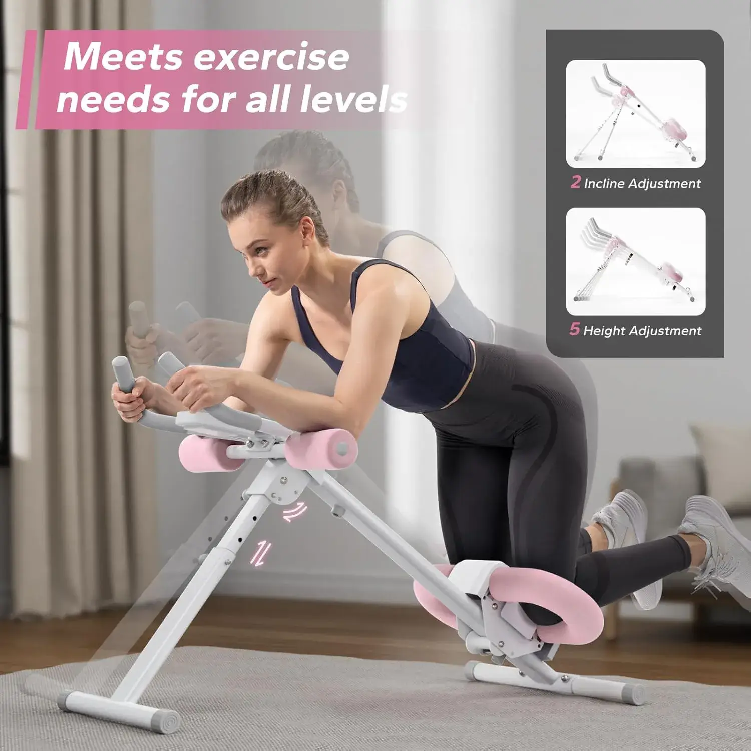 Adjustable Ab Trainer Machine - Image 11