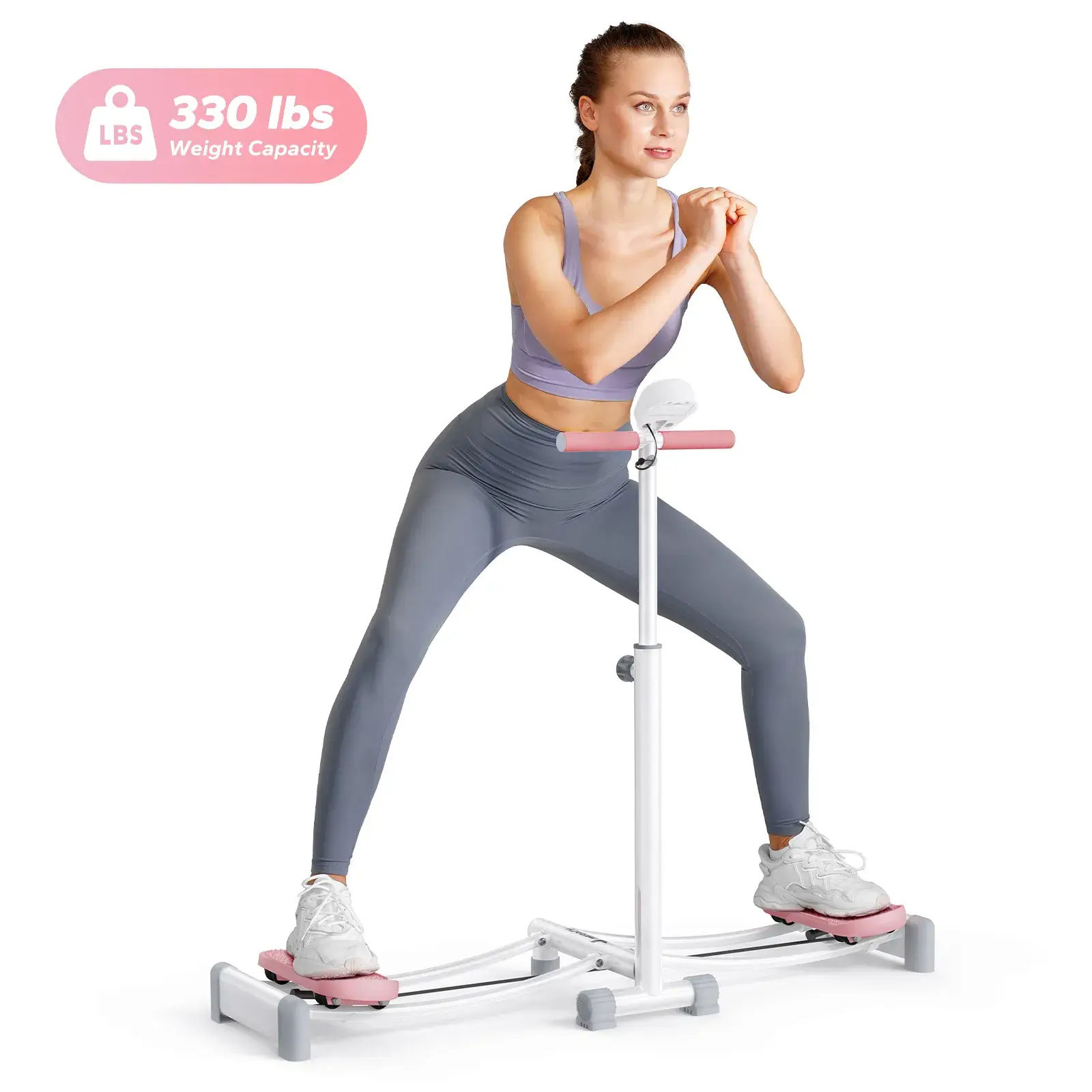 Foldable and Adjustable Height Simulated Ski Machine - Image 9