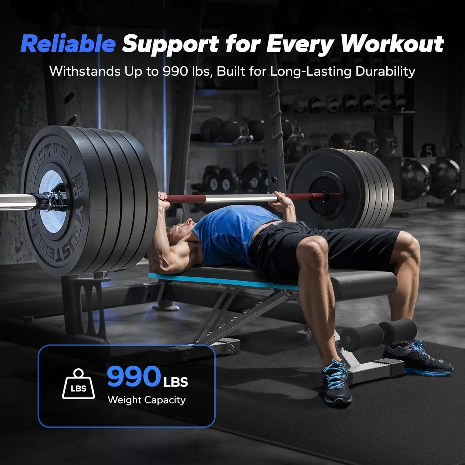Merach Foldable Weight Bench - Image 5
