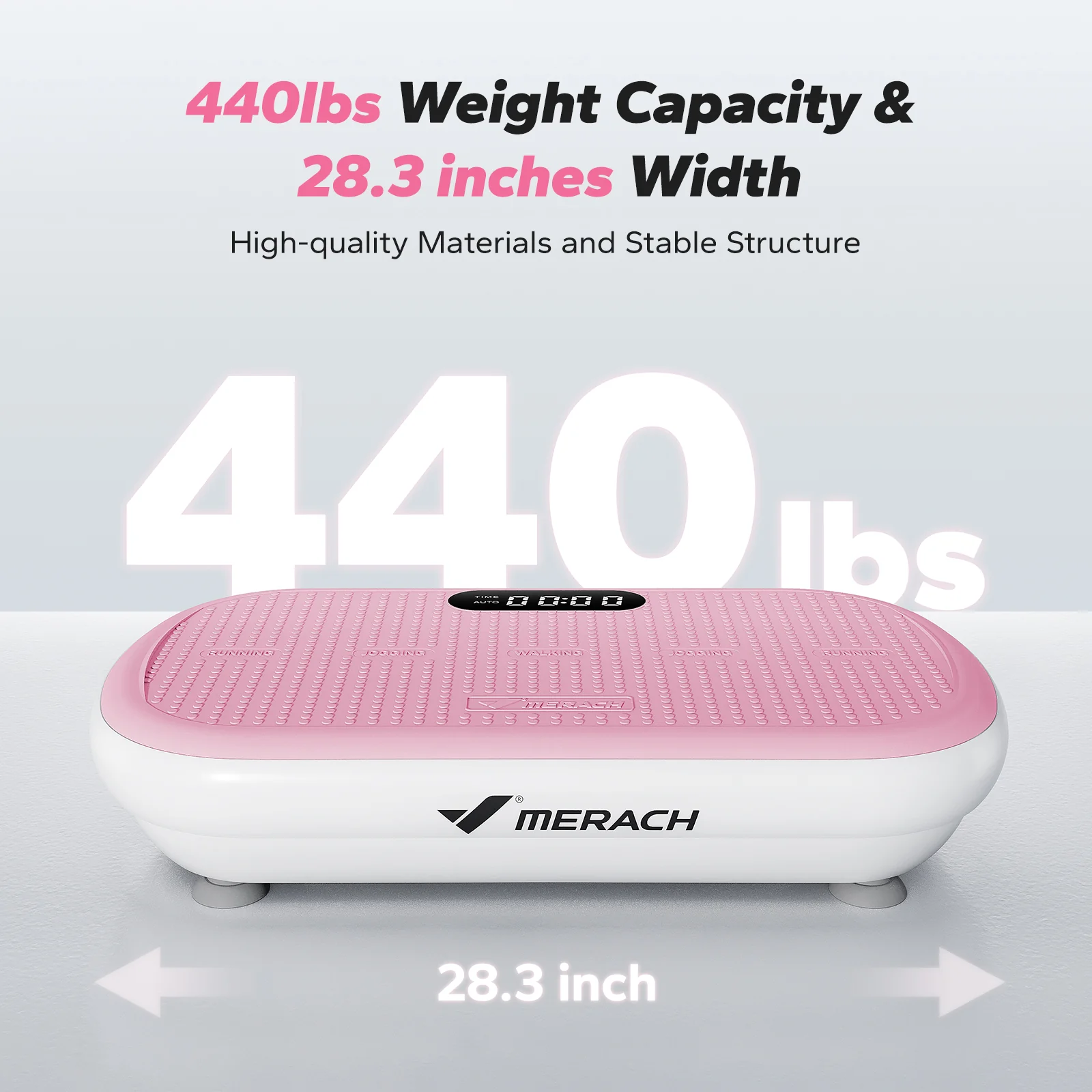 CV40 Curved 440 lbs High-Power Vibration Plate for Weight Loss - Image 19
