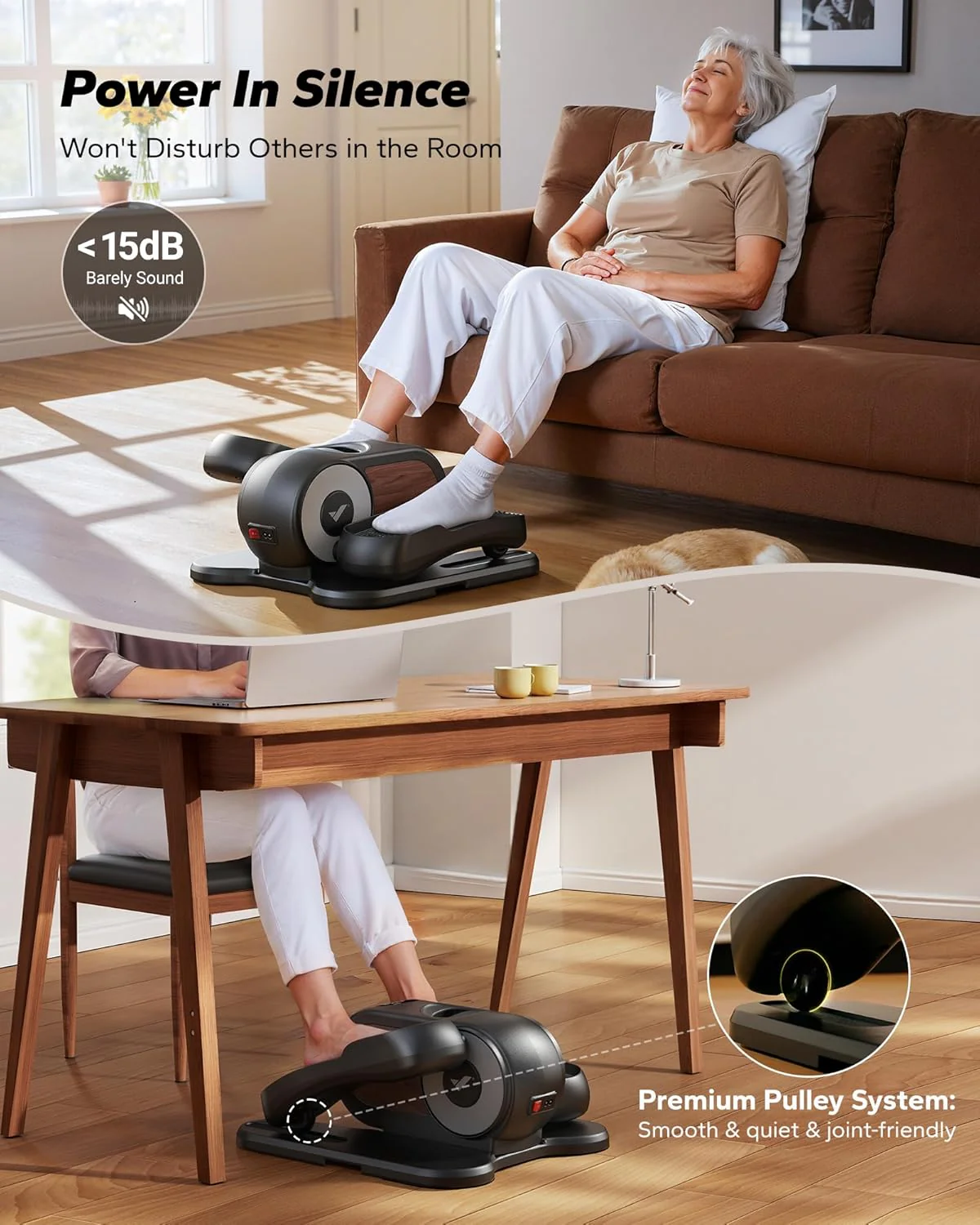 Under desk Electric Elliptical Machine-E32 Mini - Image 6