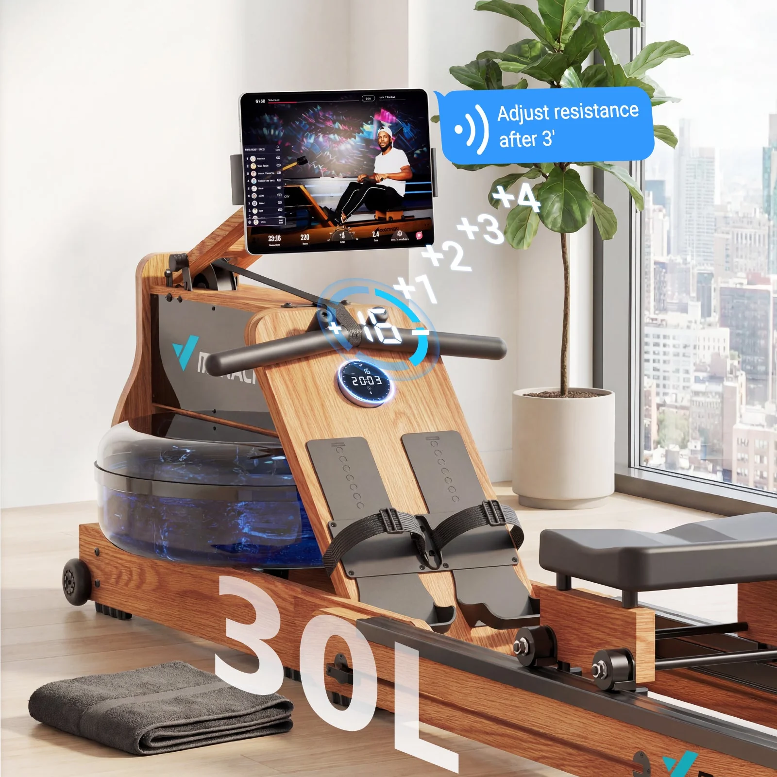 NovaRow 950 Dual Resistance Rowing Machine - Image 9