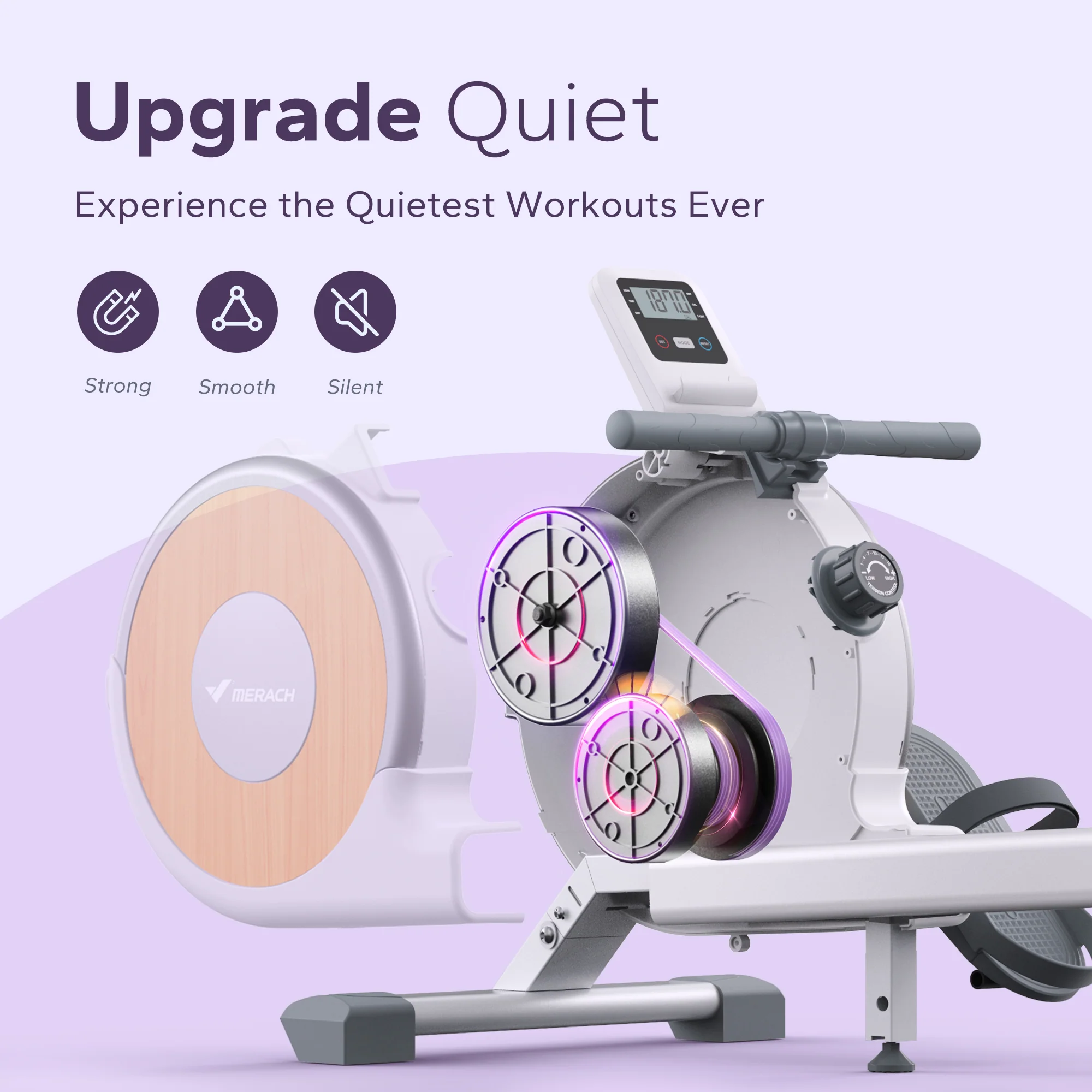 Q1S Manual Resistance Rower - Image 2