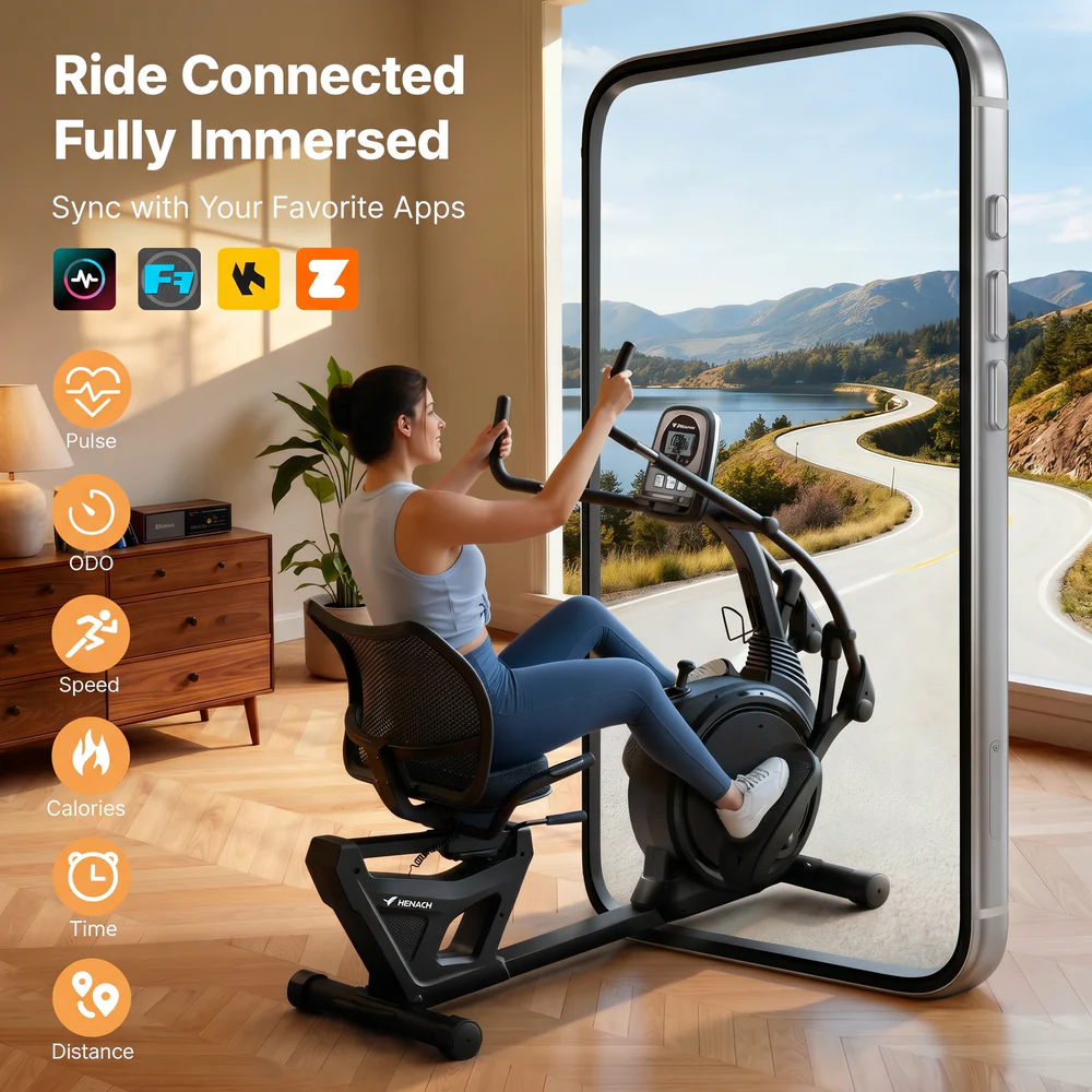 S19 Recumbent Cross Trainer Bike - Image 7