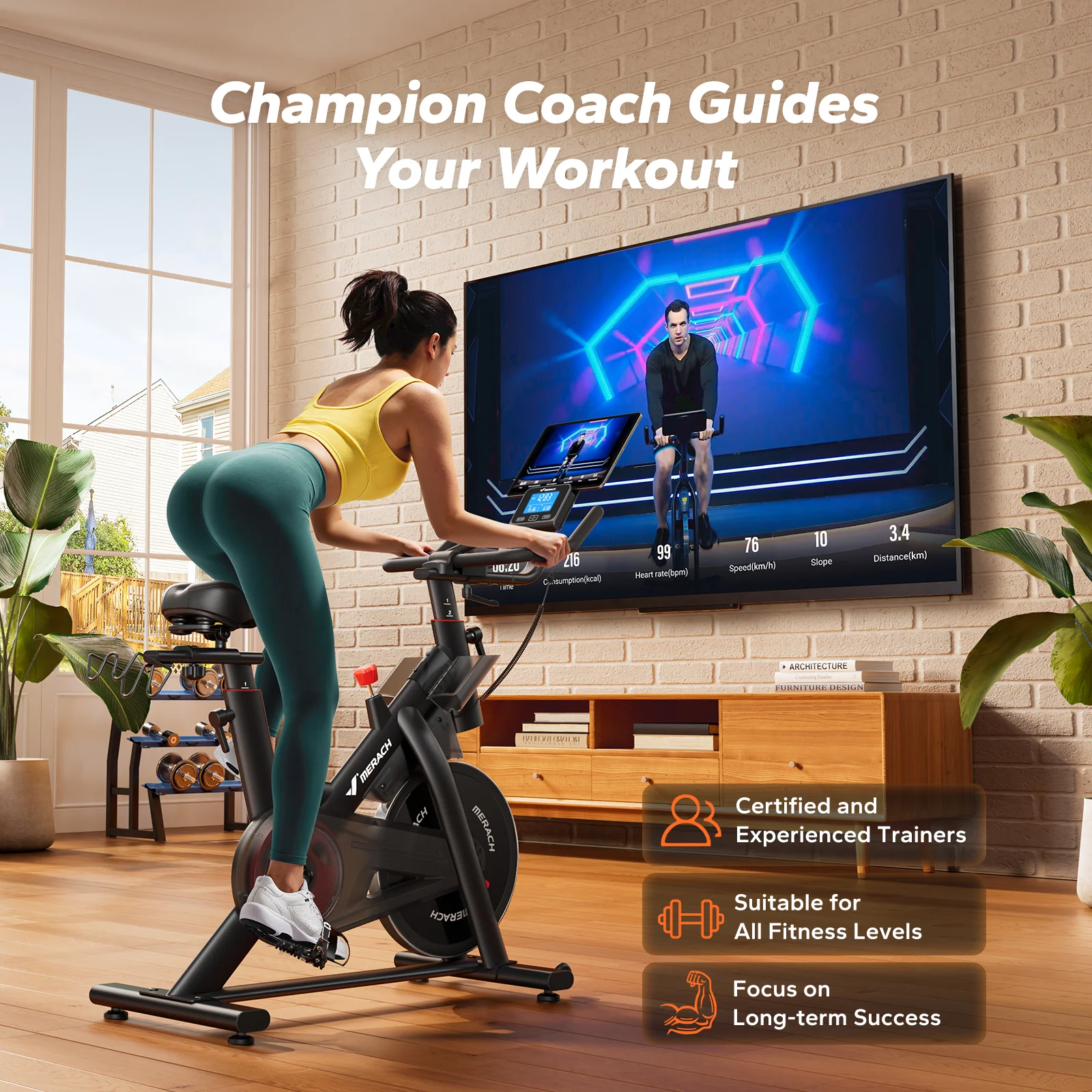 S29 Self-Powered & Auto-Resistance Exercise Bike - Image 5