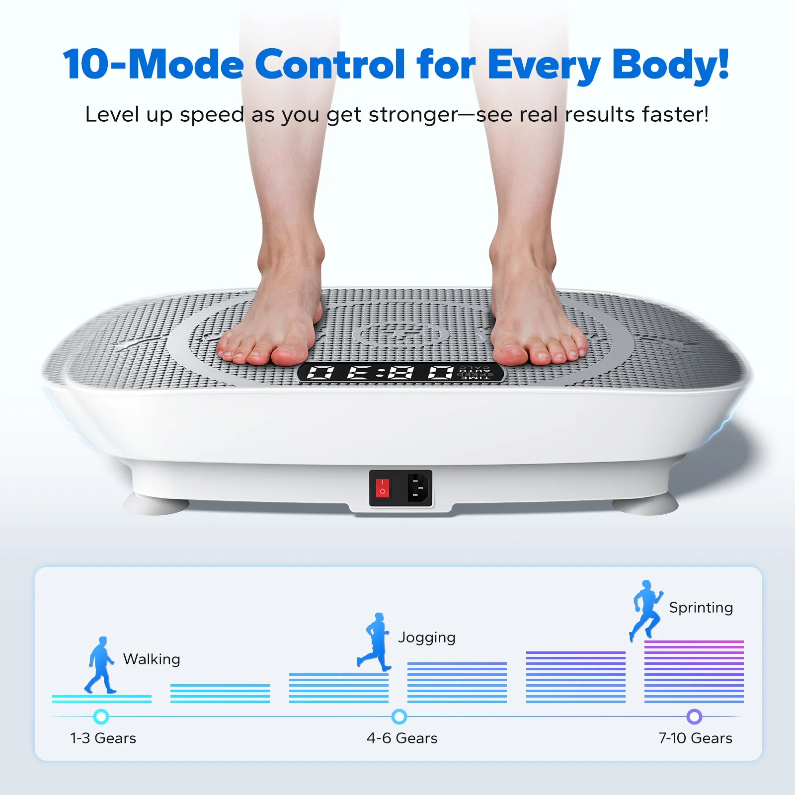 CV30 Curved Portable Slim Vibration Plate for Beginners - Image 10