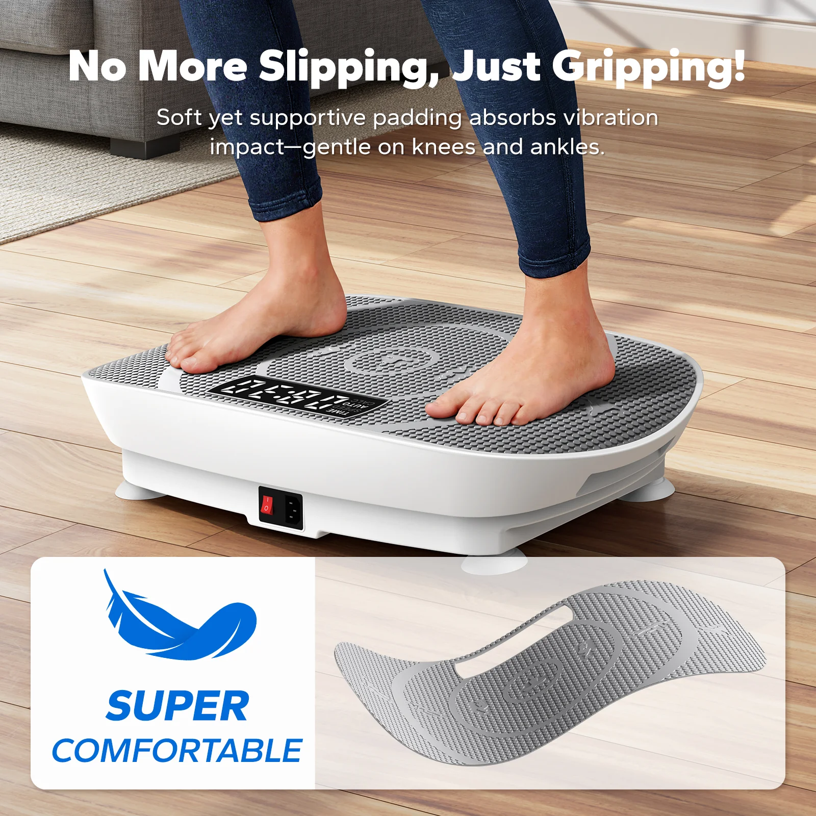 CV30 Curved Portable Slim Vibration Plate for Beginners - Image 13