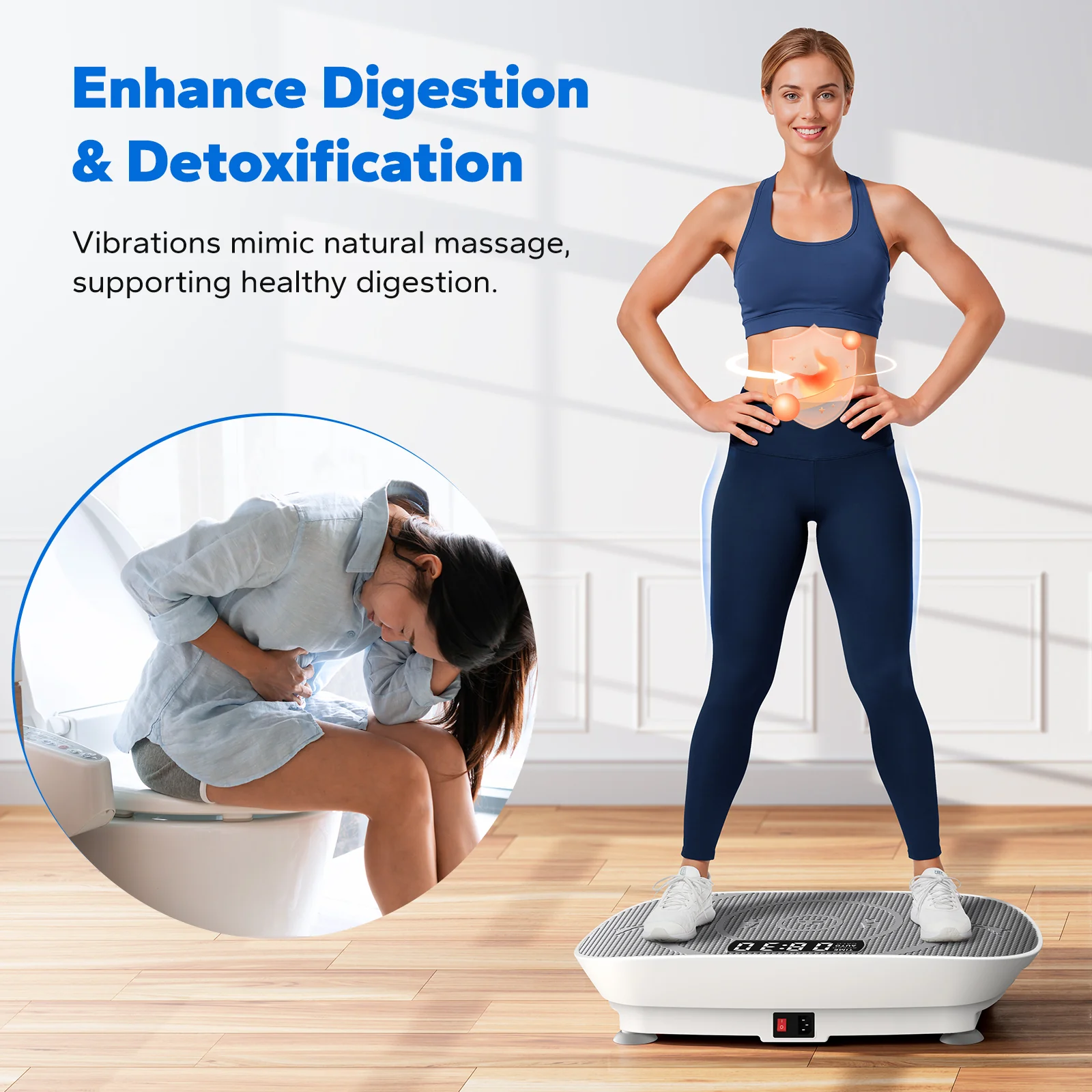 CV30 Curved Portable Slim Vibration Plate for Beginners - Image 14
