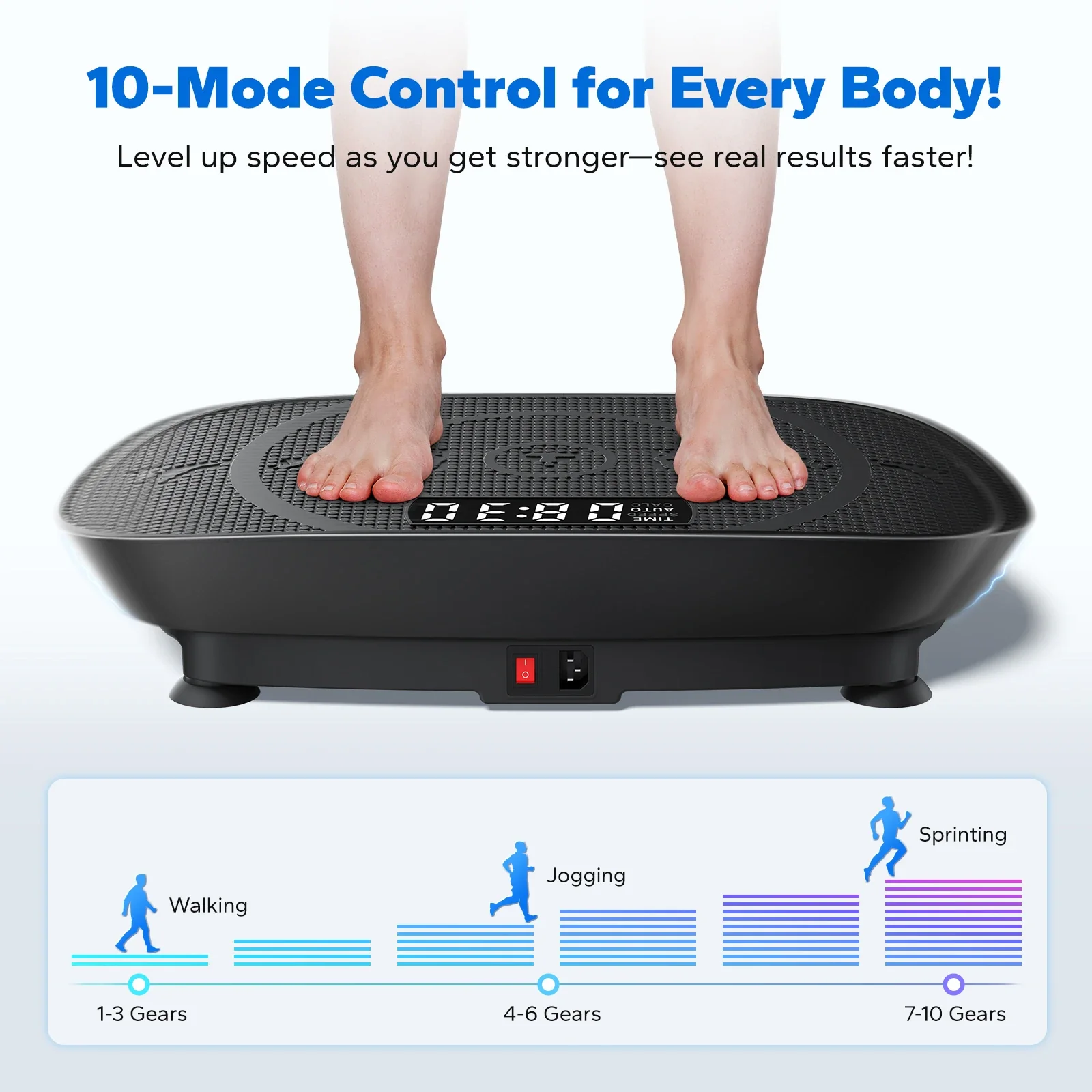 CV30 Curved Portable Slim Vibration Plate for Beginners - Image 4