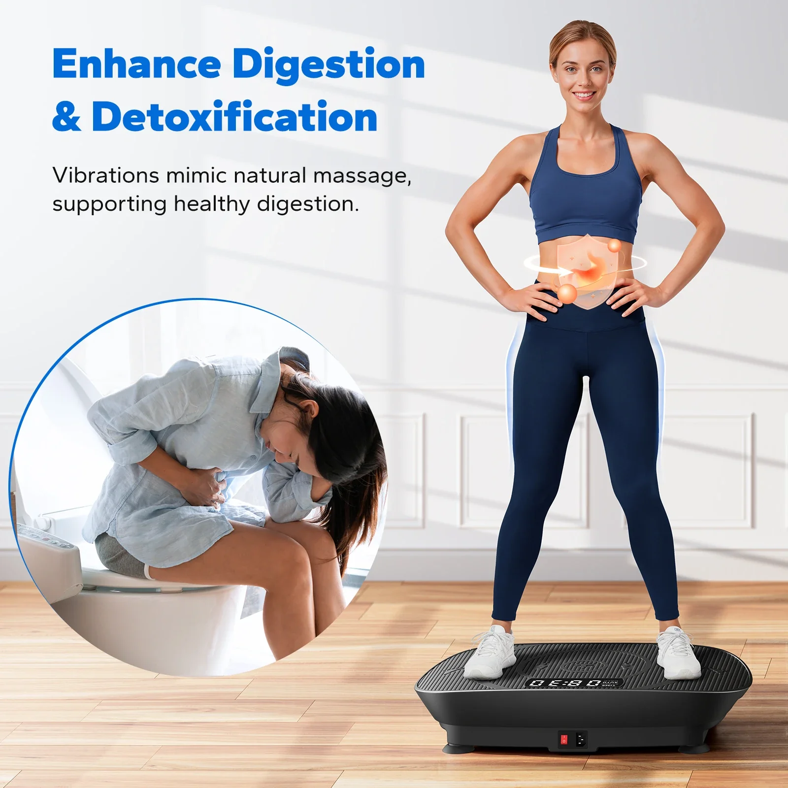 CV30 Curved Portable Slim Vibration Plate for Beginners - Image 6