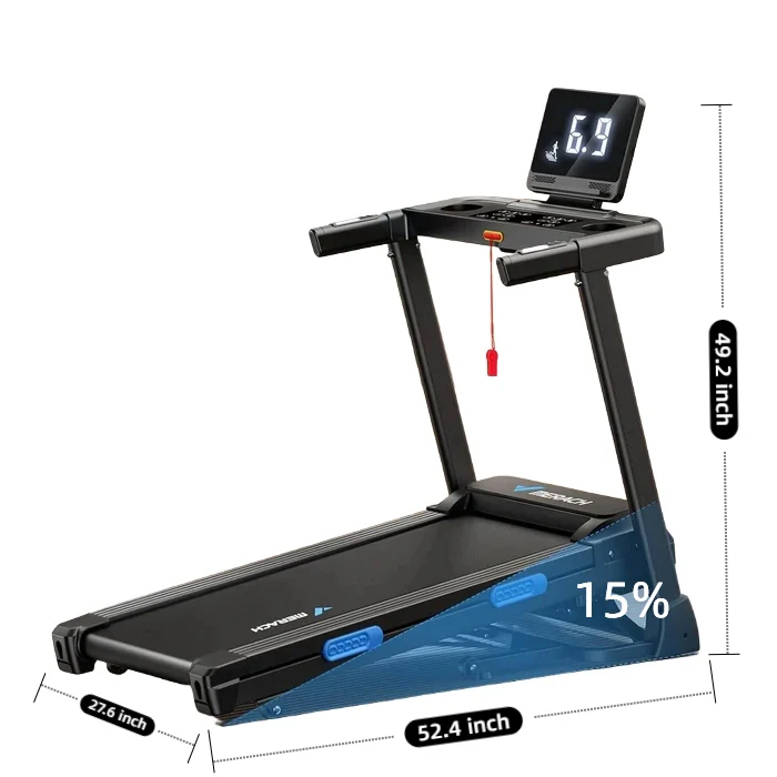 T12 Foldable Treadmill with 15% Auto Incline - Image 10