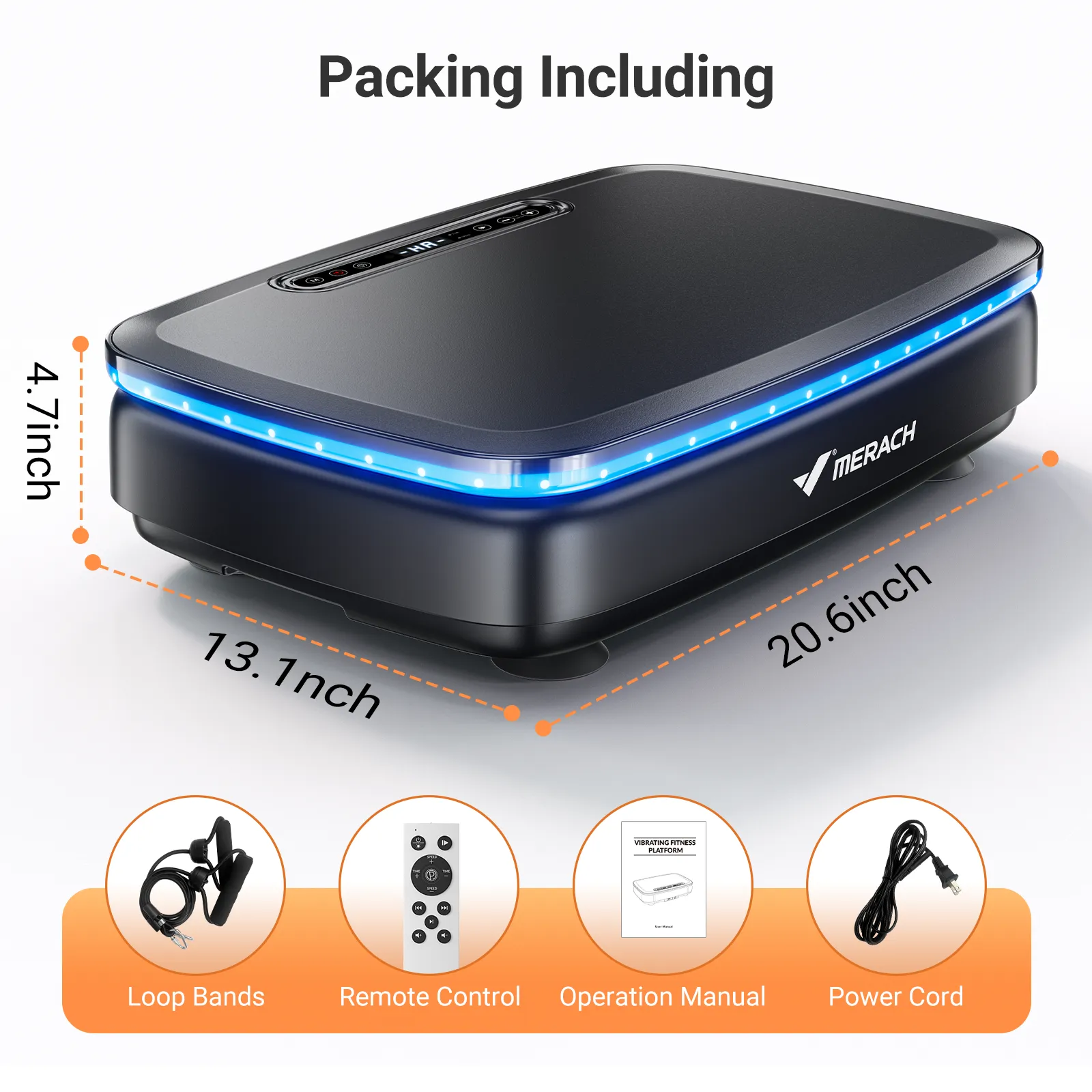 V20 Cool Light Vibration Plate with Bands - Image 3